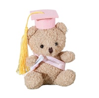 Promotion Mini Ours en Peluche de 13 cm en Coton PP pour la Journée de Remise des Diplômes, Souvenir Décoratif, Cadeau pour Étudiants