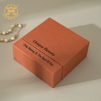 En gros Créatif Unique Boucles D'oreilles Emballage Glissière Tiroir Personnalisé De Luxe Bijoux Tiroir Papier Boîte D'emballage