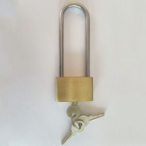 एंटी-चोरी ठोस पीतल पैडलॉक 40 मिमी अतिरिक्त लंबे शकल पैड लॉक - Product Image 1