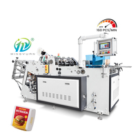 2023 entièrement automatique haute vitesse 60-160 pièces/min papier Hamburger boîte formant la Machine 5.6kw hamburger boîte machine