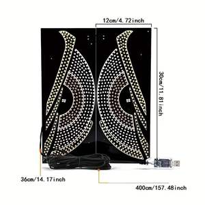 Pannello Display a Matrice LED Occhi di Demone di Fabbrica per Auto e Fuoristrada, Schermo Luminoso Occhi del Diavolo per Parabrezza, Occhi LED per Auto - Product Image 6