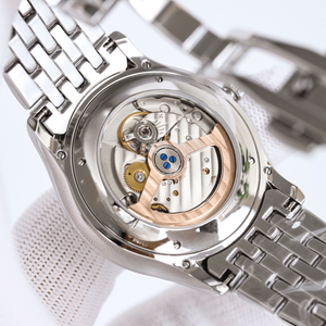 Men Automatic Mechanical Watch Date Display Stainless Steel Bracelet with Optional Leather Strap Casual Business Wristwatch - Product Image 6