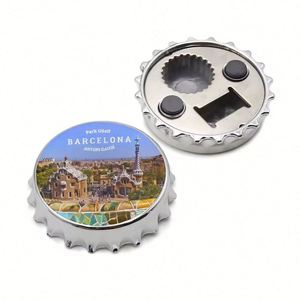Promotional Metal Custom 3D Alloy Touris Souvenir Magnetic Beer Bottle Opener Casting <b>Fridge</b> Magnet Customised - Product Image 1