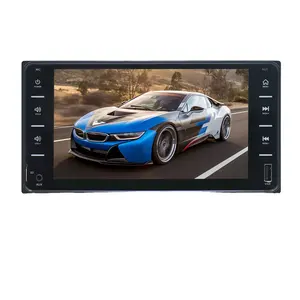 Reproductor multimedia con pantalla de 7 pulgadas y navegación GPS para Toyota, autorradio estéreo 2 din con reproductor de DVD y Radio FM para coche Toyota