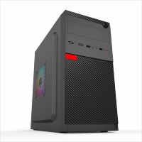 Panneau avant 4 USB Boîtier d'ordinateur pour ordinateur de bureau avec alimentation