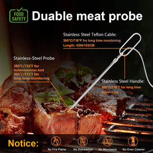 Горячий новый маленький Цифровой Кухонный Термометр для барбекю для приготовления пищи беспроводной термометр для мяса - Product Image 6