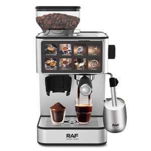 European Standard Cross-Border Touch Screen Espresso Pump Fancy Fully Automatic <b>Coffee</b> Machine Plastic Italian Bean Grinding Pla - Product Image 5