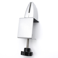 Muebles de aleación de aluminio de escritorio de oficina de vidrio divisores apoyo Clip de fijación titular de mesa de pantalla de privacidad de partición de Panel de soporte de pinza
