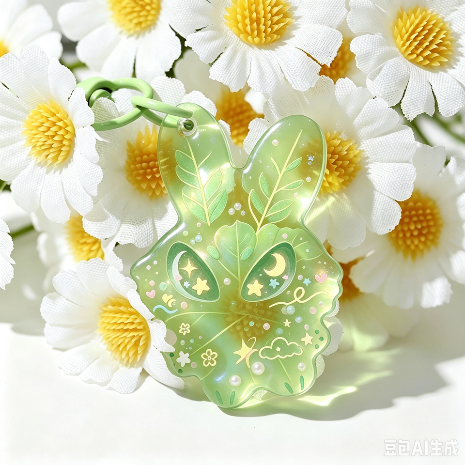 Vigreat Bulk Acrylic Keychain Custom Clear Epoxy Keyring Frosted ...