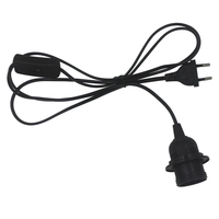 Cordon d'alimentation pour douille E27, interrupteur 303, prise, câble de 1,8 mètre, accessoires pour le commerce extérieur en gros