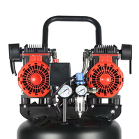 Compresseur d'air vertical de dentisterie sans huile portable de haute qualité 100L 100% V compresseur d'air silencieux pour dentaire 220V