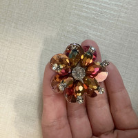 Perles 3D Appliquées de 4 cm, Fleurs en Plastique Faite Main, Patchs à Coudre pour Chaussures, Sacs, Accessoires de Vêtement, Artisanat