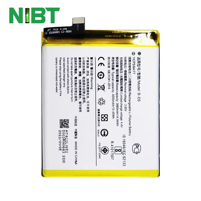 NIBT Wholesale Low Price High Quality Replacement Battery B-E6 4000mAh Li-ion Battery for VIVO  NEX Flagship Edition 8G