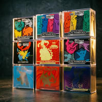 Étui de protection en acrylique anti-UV et écologique pour Pokémon ETB, avec couvercle magnétique N50, empilable, pour boîte d'entraînement d'élite, portable