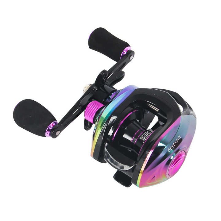 big saltwater casting fishing reel Chaos XS Round Baitcasting 6000 / RIGHT HAND / Black The ADC12 grade aluminum frame of the Alloy M baitcasting reel offers exceptional durability Samolla Large New Baitcasting Fishing