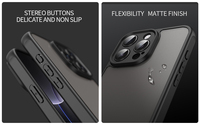 Coque arrière mate effet soie TPU+PC antichoc robuste givrée pour téléphone portable sans support pour HONOR 600 SMART