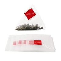 Sachets filtrants triangulaires en nylon jetables gratuits de 0,1 à 0,25 mm, emballage de thé naturel avec pulpe de papier, sachet de thé vide de qualité alimentaire