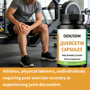 Капсулы с кверцетином, рутином, бромелайном и куркумином, 90 штук, OEM/ODM, растительная добавка для взрослых - Product Image 6