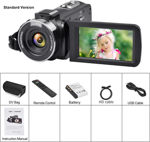 8K Video Máy Ảnh 3.0 Inch Màn Hình Cảm Ứng 48MP <span class=keywords><strong>IR</strong></span> Tầm Nhìn Ban Đêm Vlogging Máy Ảnh 16X Zoom Wifi Kỹ Thuật Số Máy Quay Phim Cho Youtube - Product Image 5