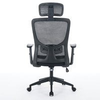 Chaise de bureau ergonomique moderne en maille importée personnalisée avec appui-tête réglable, inclinable, livraison directe, soutien lombaire