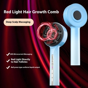 Nuevo Peine Eléctrico de Corriente para el Crecimiento del Cabello, Peine de Masaje con Luz Roja para Medicina Capilar, Peine para el Cuero Cabelludo con Conducción Líquida para la Salud del Cuero Cabelludo en Casa - Product Image 2
