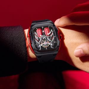 Montres à quartz pour homme, nouveau modèle V12, style baril de vin, lumineuses, étanches, tendance, livraison directe. - Product Image 6