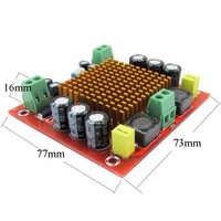 Carte Amplificateur numérique TPA3116DA TPA3116 150W D2 Mono Canal Numérique Amplificateur Audio De Puissance Conseil XH-M544 DC 12V 24V