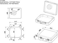 Technics personnalisable 1200 Platine DJ Flightcase Rack Case OEM/ODM pris en charge