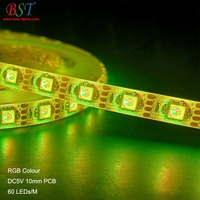 SMD 5050 RGB DC5V USB Tira de LED 30 LEDs/M 5M Tira de luz LED Cinta flexible Fondo de TV Control remoto