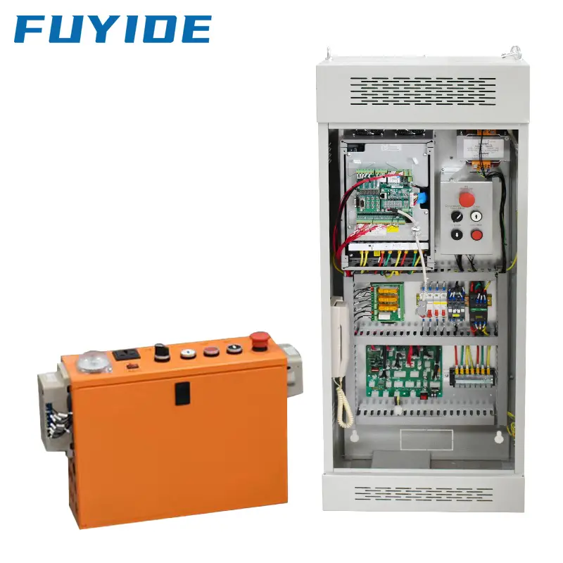 FYD-G002 passenger and freight elevator has a machine room, and three-phase AC380V STEP system