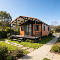 Meilleure Vente Maison Préfabriquée à Double Aile, Panneau Sandwich EPS, Insonorisée, Modulaire et Extensible, Idéale pour Maison de Plage