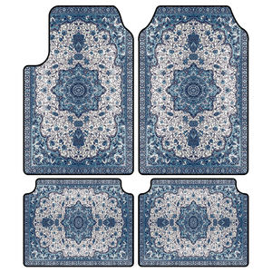Custom vibranti modello colorato <span class=keywords><strong>Auto</strong></span> universale tappeti posteriori anteriori Persian stile Vintage 4 <span class=keywords><strong>pezzi</strong></span> tappetini per <span class=keywords><strong>Auto</strong></span> - Product Image 4