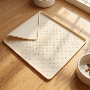 Pet Placemat <b>Dog</b> Food <b>Bowl</b> Mat Cat Feed Mat Cat <b>Dog</b> Drinking Feeding Placemat Silicone Waterproof Pet <b>Bowl</b> Pad Feeder Mats - Product Image 4