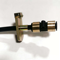 Nuevo Conector Neumático Rápido Lanteng JY-001 a Prueba de Explosiones con Carcasa de Latón, Adaptador Recto para Manguera de Aire y Tubo de Nylon
