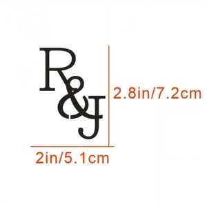 Segnaposto Personalizzato in Acrilico a Specchio con Iniziali, Charm per Bicchieri da Vino, Ideale per Matrimoni, Feste e Regali per Celebrazioni - Product Image 6