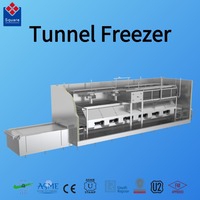 Congélateur tunnel à prix d'usine, performance énergétique optimisée, technologie de flux d'air, contrôle PLC pour les raviolis surgelés