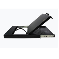 Console KVM VGA 16 ports OEM 3 en un Commutateur 17 pouces Le serveur 1U Montage en rack Commutateur KVM LCD Contrôle Commutateur KVM Usb