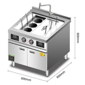 Máquina Comercial Automática para Cocinar Pasta, Hervidor Eléctrico de Fideos con 6 Cabezales, Cocina Inteligente - Product Image 6