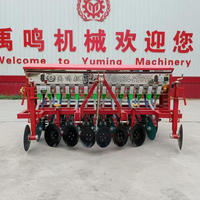 Semoir à blé de petite taille à 14 rangs, semoir à petites particules pour petit tracteur à vitesse variable en continu