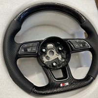 Volant de voiture en cuir le plus vendu pour Audi S6 S7 A4 B8 B9 A5 A6 A7 C7 Q3 Q5 A3 S3 S8 R8
