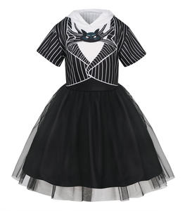 Pesadilla antes <span class=keywords><strong>de</strong></span> Navidad para niñas, vestido <span class=keywords><strong>de</strong></span> tul con capucha inspirado en <span class=keywords><strong>Jack</strong></span> Skellington, disfraz <span class=keywords><strong>de</strong></span> princesa para Halloween, disfraz <span class=keywords><strong>de</strong></span> TV y película - Product Image 2