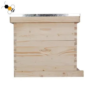 木製の蜂の巣箱蜂の巣ボックス8または10フレームLangstrothBeehive