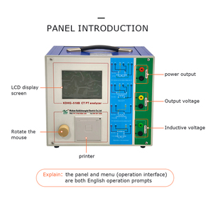 Analizador de Transformadores de Corriente y Potencia KDHG-518B, Probador Portátil de Polaridad, Relación y Características de Voltaje y Amperaje para Uso en Subestaciones - Product Image 2