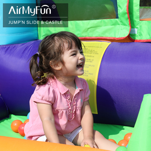 En stock aux États-Unis, AirMyFun Trampoline, <span class=keywords><strong>jeux</strong></span> de plein air, château gonflable, maison de saut gonflable avec toboggan - Product Image 4