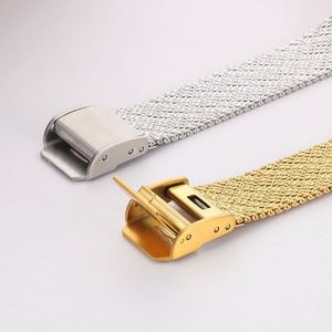 Bracelet unisexe en acier inoxydable et strass couleur or/argent de 230mm avec breloque croix religieuse - Product Image 5