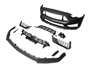Nouvel ensemble de conversion de pare-chocs avant et calandre style Dark Horse pour Mustang S550 2015-2023, finition apprêtée - Product Image 3