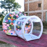 Dôme de bulle gonflable transparent géant Fun House, tente de bulle pour fête d'enfants, ballons de bulle gonflables transparents, tente de camping