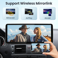Sistema Linux HFmidia de 12.8 Pulgadas para Tablero de Auto, CarPlay y Android Auto, 1 Año de Garantía, Reproductor Multimedia para Mercedes-Benz W204