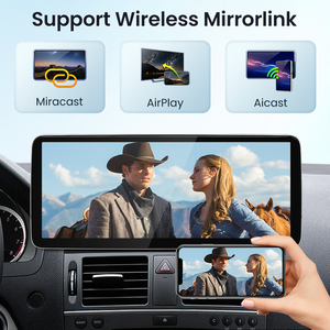 Sistema Linux HFmidia de 12.8 Pulgadas para Tablero de Auto, CarPlay y Android Auto, 1 Año de Garantía, Reproductor Multimedia para Mercedes-Benz W204 - Product Image 4