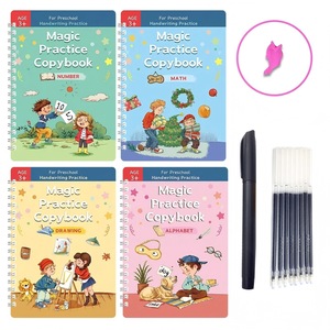 Hojas <span class=keywords><strong>de</strong></span> práctica <span class=keywords><strong>de</strong></span> caligrafía en inglés XR para niños, hojas <span class=keywords><strong>de</strong></span> práctica <span class=keywords><strong>de</strong></span> caligrafía mágica para francés, alemán, árabe y Español - Product Image 6